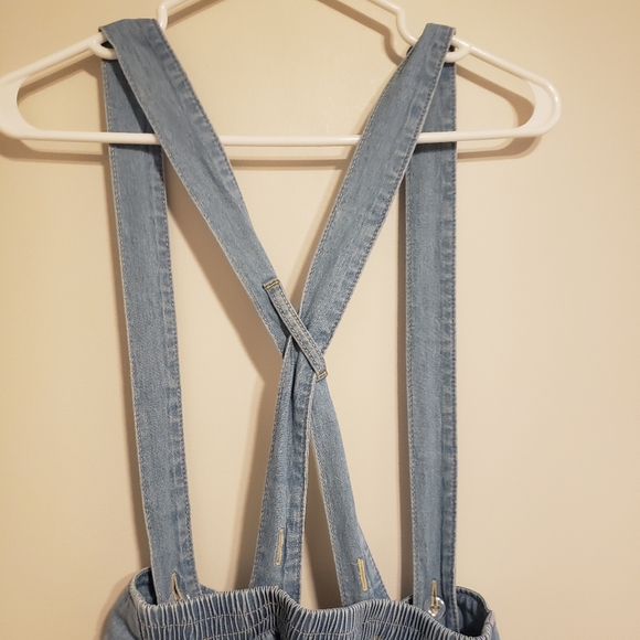 2for$10 Denim suspender skirt with straps - Picture 5 of 5